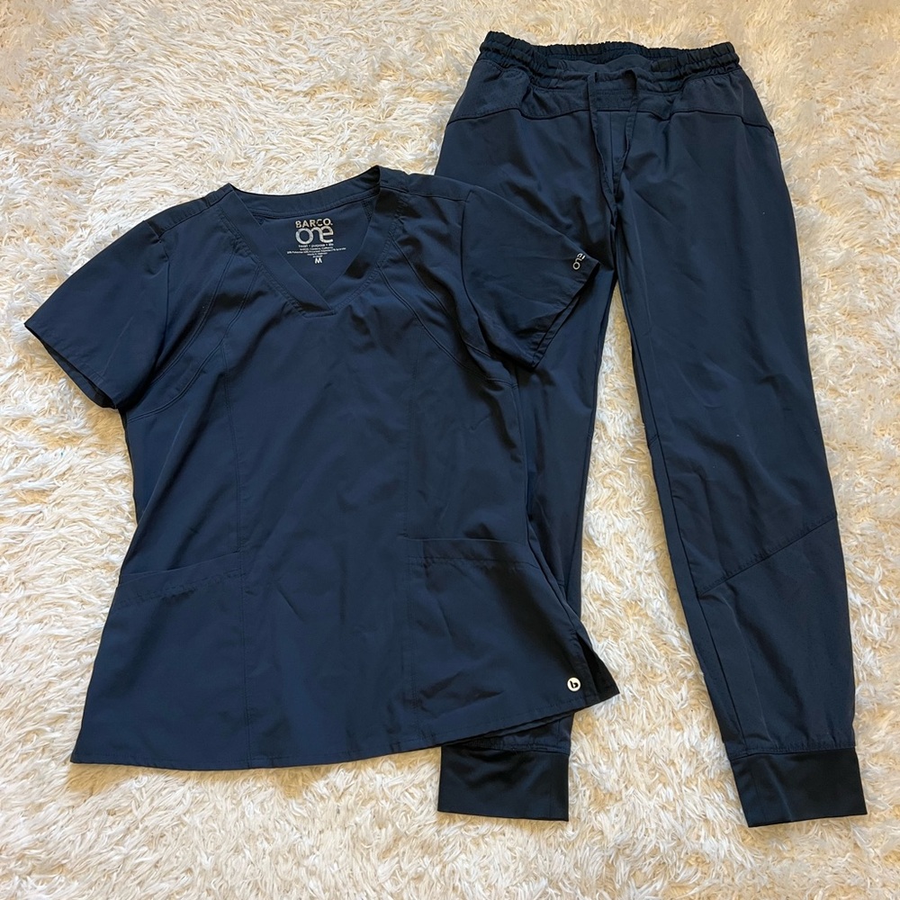 Barco one scrub set small jogger gray